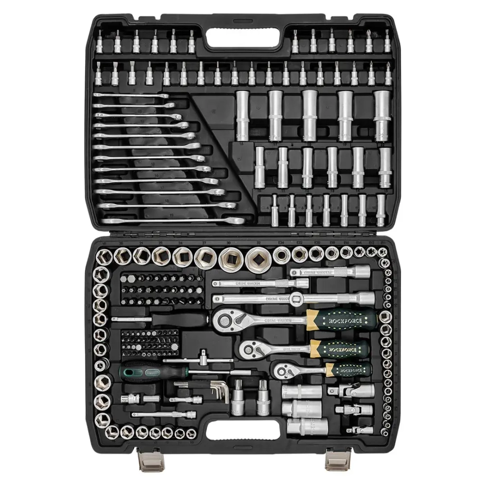 Набор инструментов 216пр. 1/4'', 3/8'', 1/2''(6гр.) RockFORCE LIGHT RF LIGHT-38841-216