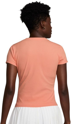 Женская теннисная футболка Nike Court Advantage Dri-Fit Short-Sleeve Tennis - apricot agate/apricot agate