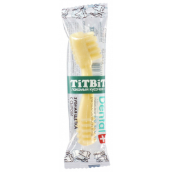 TiTBiT Dental+ Зубная щетка для собак мелких пород, Сыр