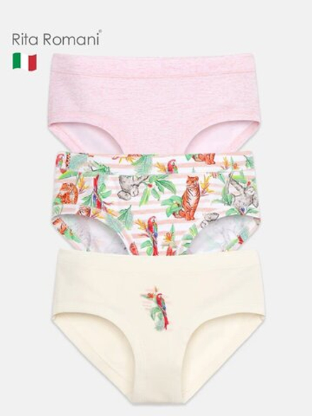 5694 Набор из 3 трусов из хлопка