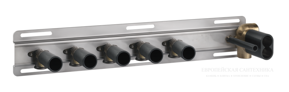 Термостат Gessi HI-FI, с полочкой, встраиваемый, до 5 функций одновременно, цвет Chrome