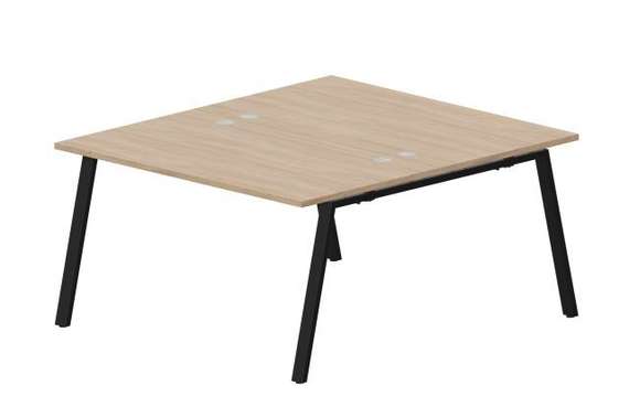Составной стол Arena на 2 рабочих места 1380х1566х750мм (4 громмета)