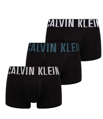Мужские спортивные боксеры Calvin Klein Trunk Intense Power 3P - черный