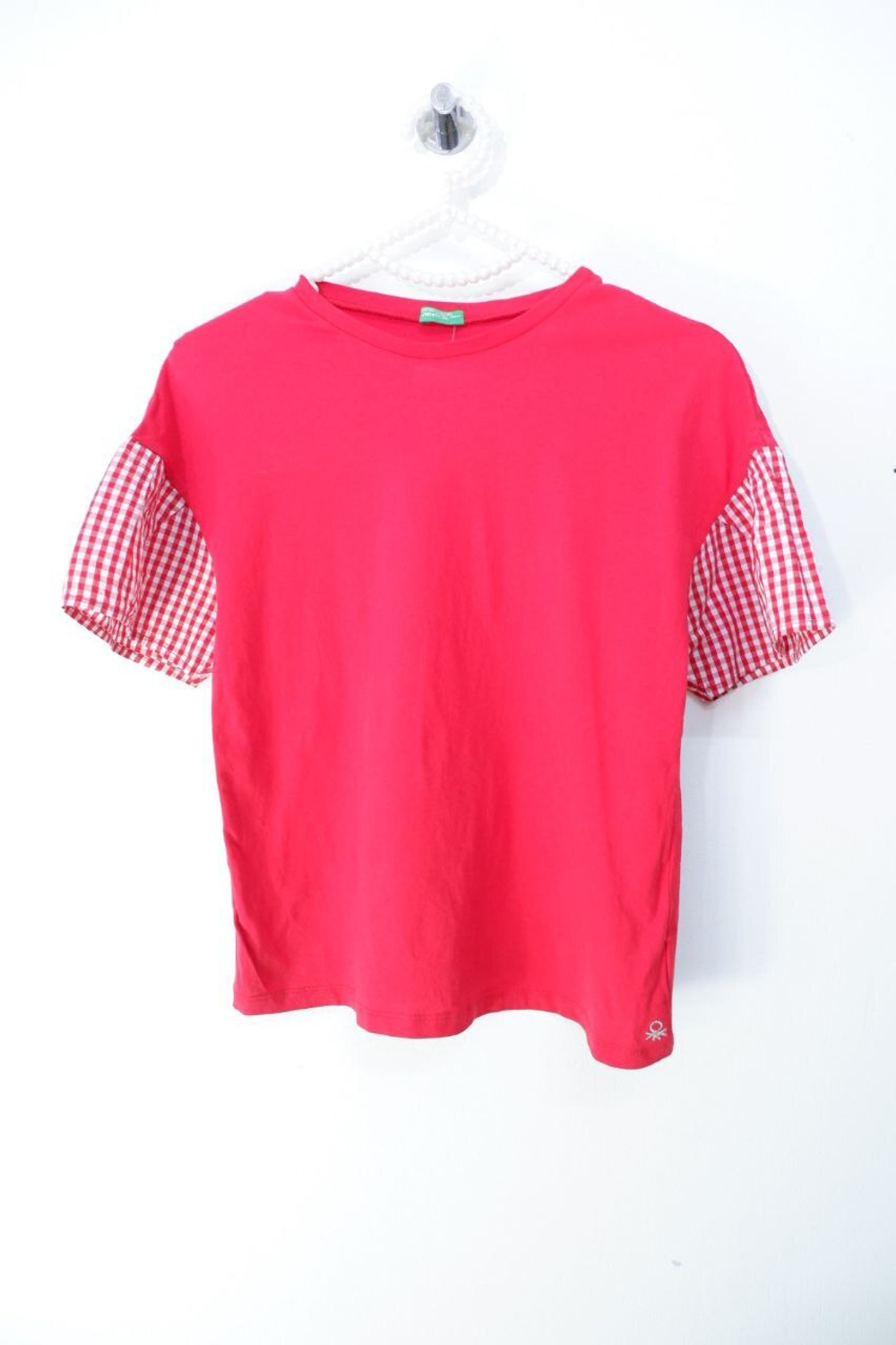 Футболка Benetton хлопковая яркая на 11-12 лет