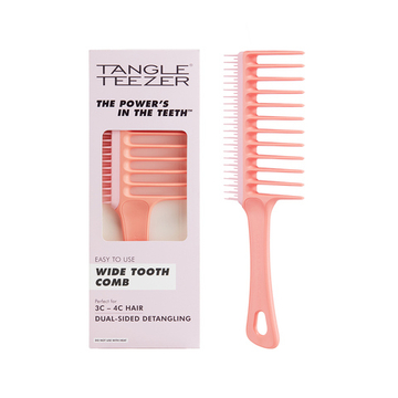 TANGLE TEEZER Расческа-гребень Wide Tooth Comb Mango Pink
