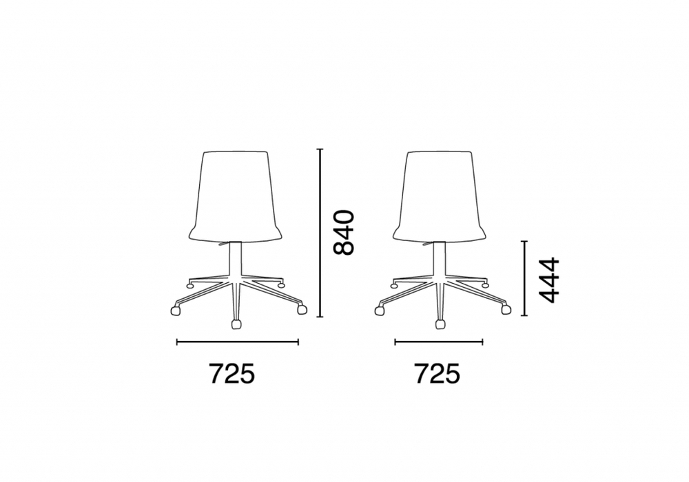 Стул офисный на колесах Papatya X-Treme S Chief