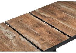 Стол Баи 110(139)х69х74 дуб юкон / черный