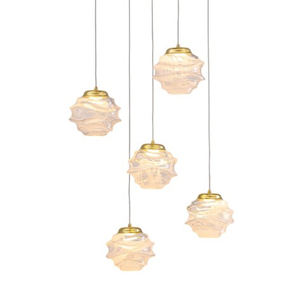 Подвесной светильник MD25030003-5A gold/clear