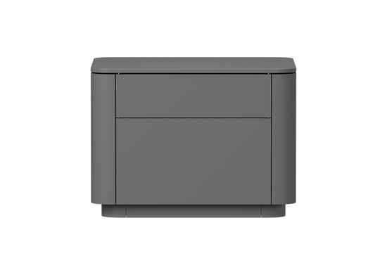 Тумба прикроватная Tammi 2 ящика ширина 50 см (серый)