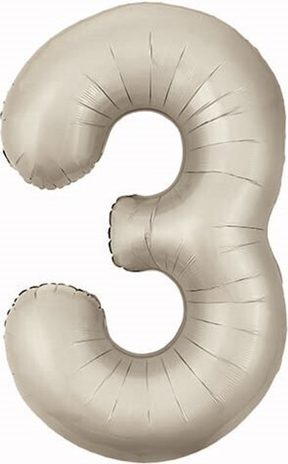 Р Цифра 3 Slim Кремовый (40''/102 см)