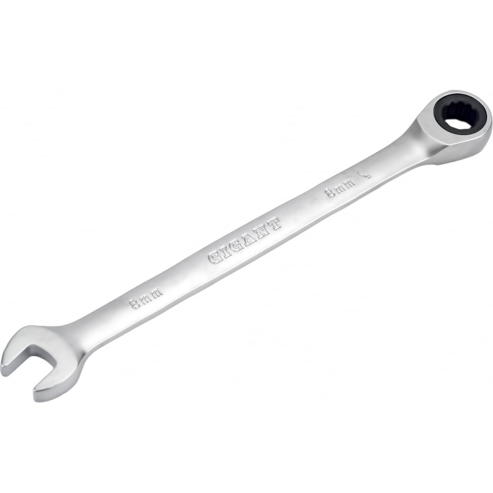 Комбинированный трещоточный ключ Gigant 8мм, Сталь Cr-V, 72 зуба, GRW8