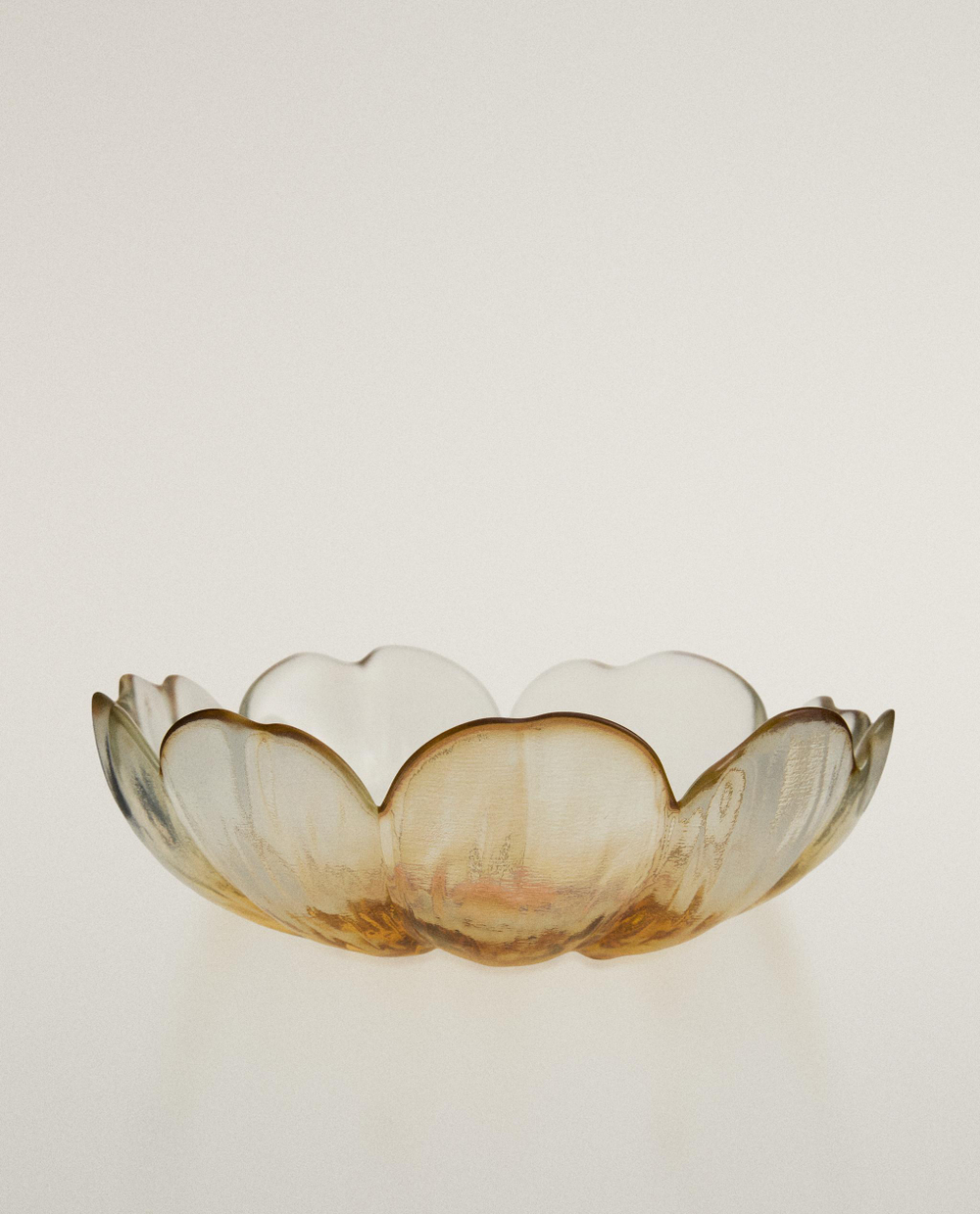 Zara Home миска из стекла, цвет зелёный, 17 см