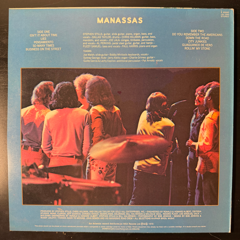 Stephen Stills, Manassas ‎– Down The Road (Англия 1973г.)