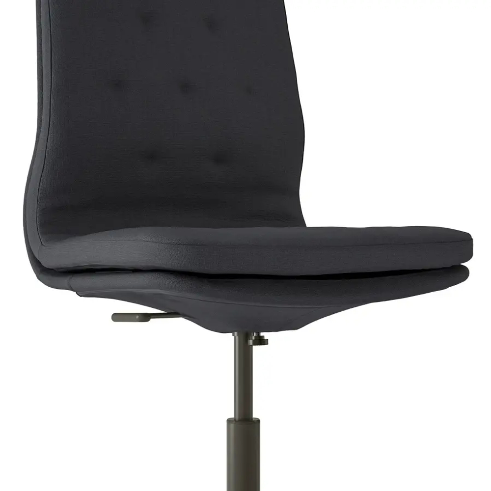 Jфисный стул - IKEA MULLFJÄLLET/MULLFJALLET, 72x72x112см, черный, МАЛЛФЬЯЛЛЕТ ИКЕА