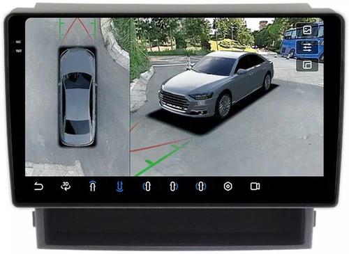 Магнитола для Toyota Alphard 20, Vellfire 2008-2014 (более 10 динамиков, рамка-накладка 10) - FarCar BX10-360-9536-10F2B монитор 10.36" 2K QLED на Android 13, Быстрая, CarPlay, 4G SIM-слот, 4 камеры в комплекте