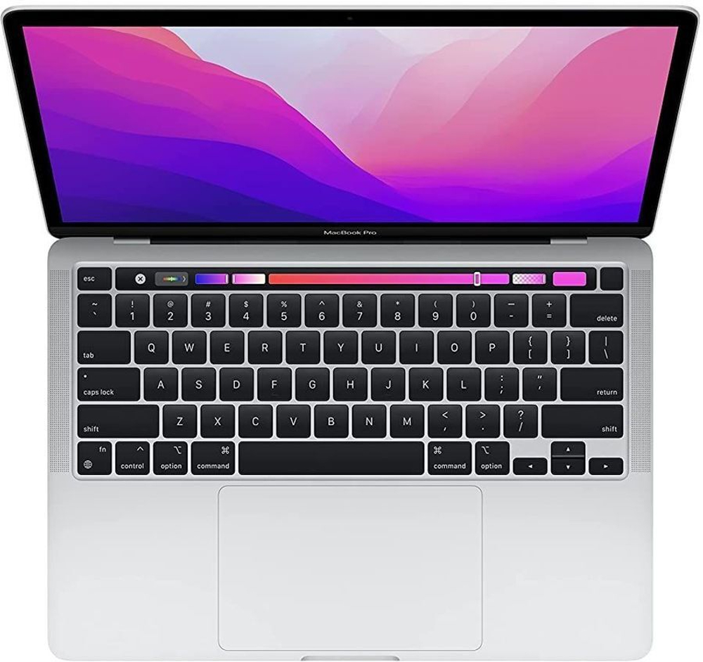 Ноутбук Apple MacBook Pro A2338 M2 8 core 8Gb SSD256Gb/10 core GPU 13.3" IPS (2560x1600)/ДА Mac OS silver WiFi BT Cam (MNEP3LL/A)