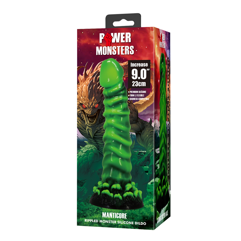 Power Monsters Manticore - Фаллоимитатор на присоске, 23 см