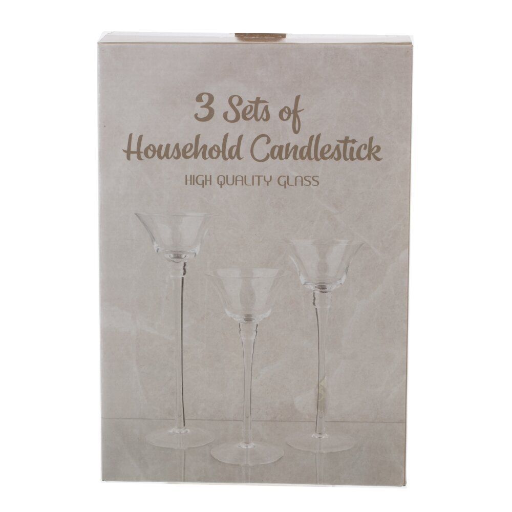 GAEM Набор из 3-х подсвечников, L22,5 W12 H32,5 см