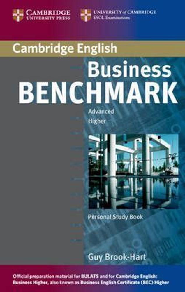 Business Benchmark  Advanced Personal Study Book for BEC and BULATS