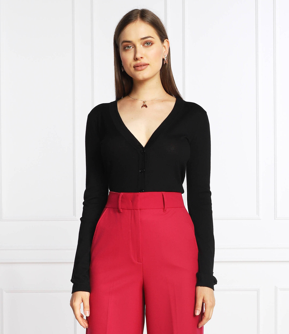 льняная блузка Patrizia Pepe - черный(8K0070 KM36)