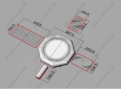 Надувной аквапарк на воде «Простое удовольствие» 12×7,7×3 м