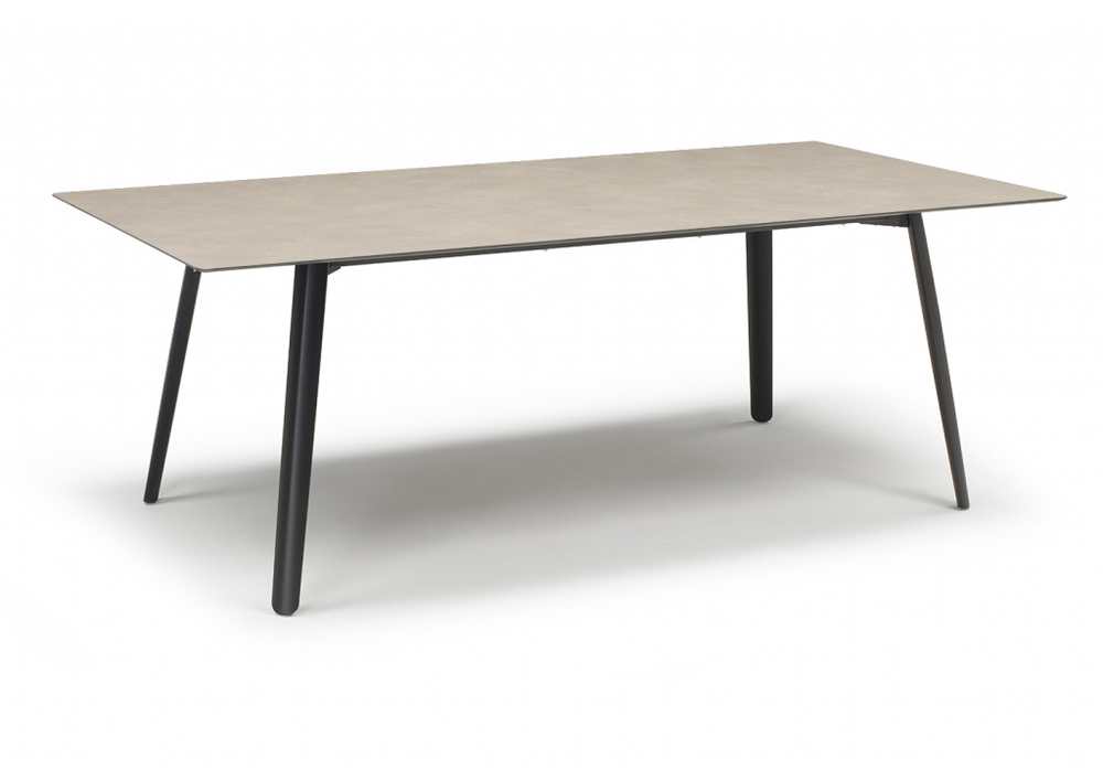 Стол ламинированный раздвижной Scab Design Squid Extendable, антрацит, тортора шпатель