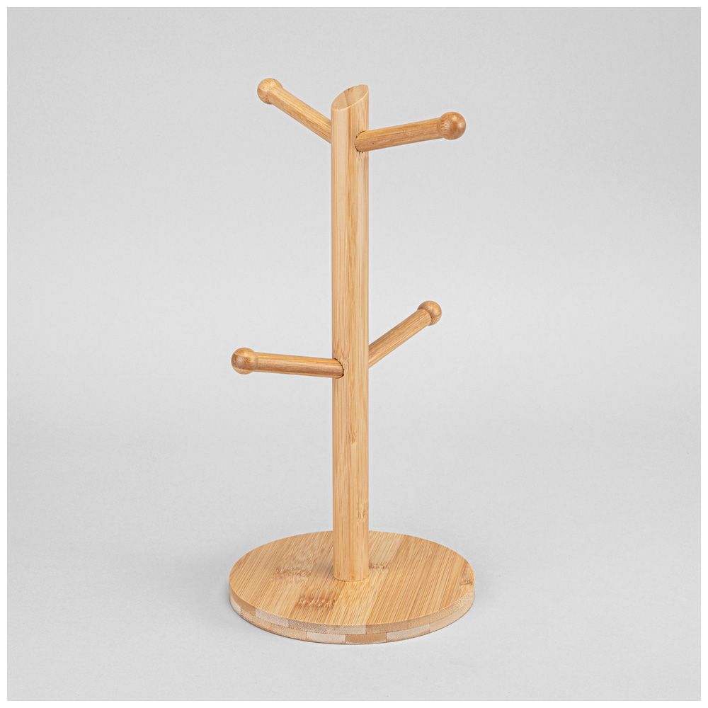 НАБОР КРУЖЕК LEFARD "GRASSES" НА ДЕРЕВ. ПОДСТАВКЕ 4 ШТ. 420 МЛ (КОР=6НАБ.)