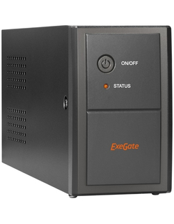 Источник бесперебойного питания Exegate EP285473RUS ИБП ExeGate Power Back BNB-850.LED.AVR.C13.RJ &lt;850VA/480W, LED, AVR,4*IEC-C13, RJ45/11, Black&gt;