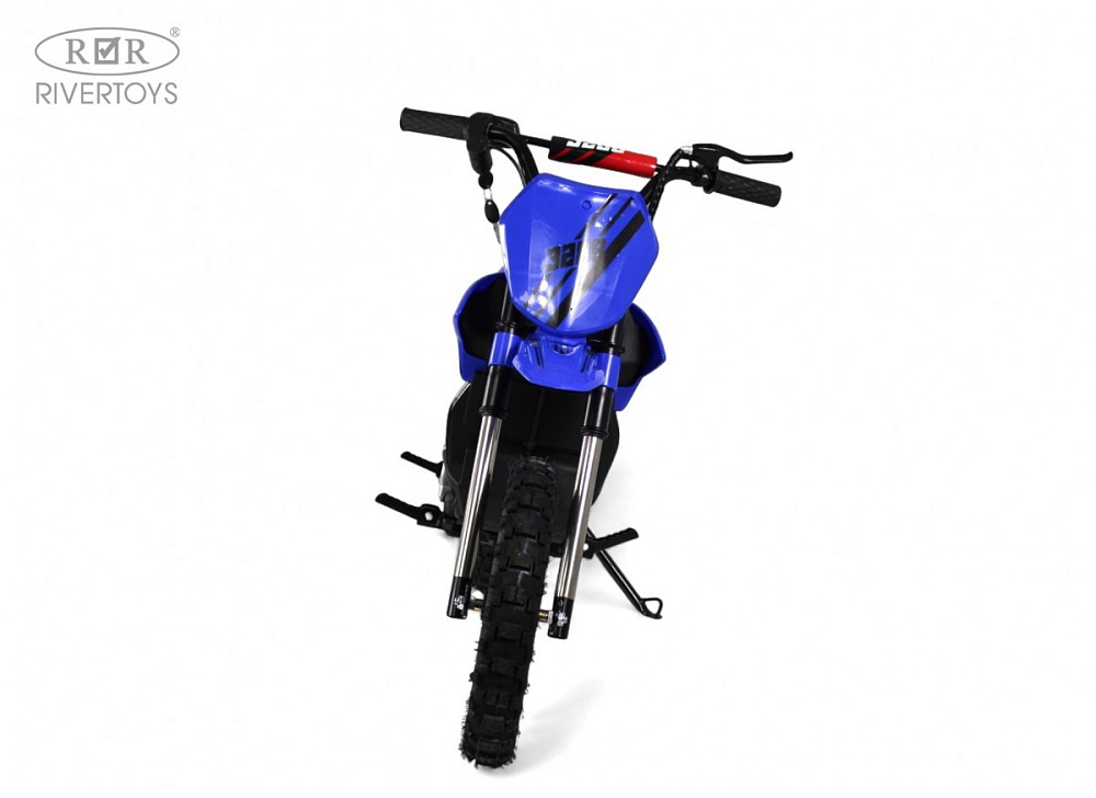 Детский электромотоцикл RiverToys E777KX E777KX-MOTO-BLUE/синий