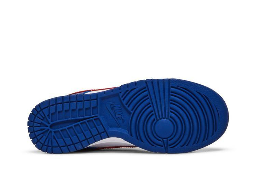 Кроссовки Nike Dunk Low "White And University Red" (Женская размерная сетка)