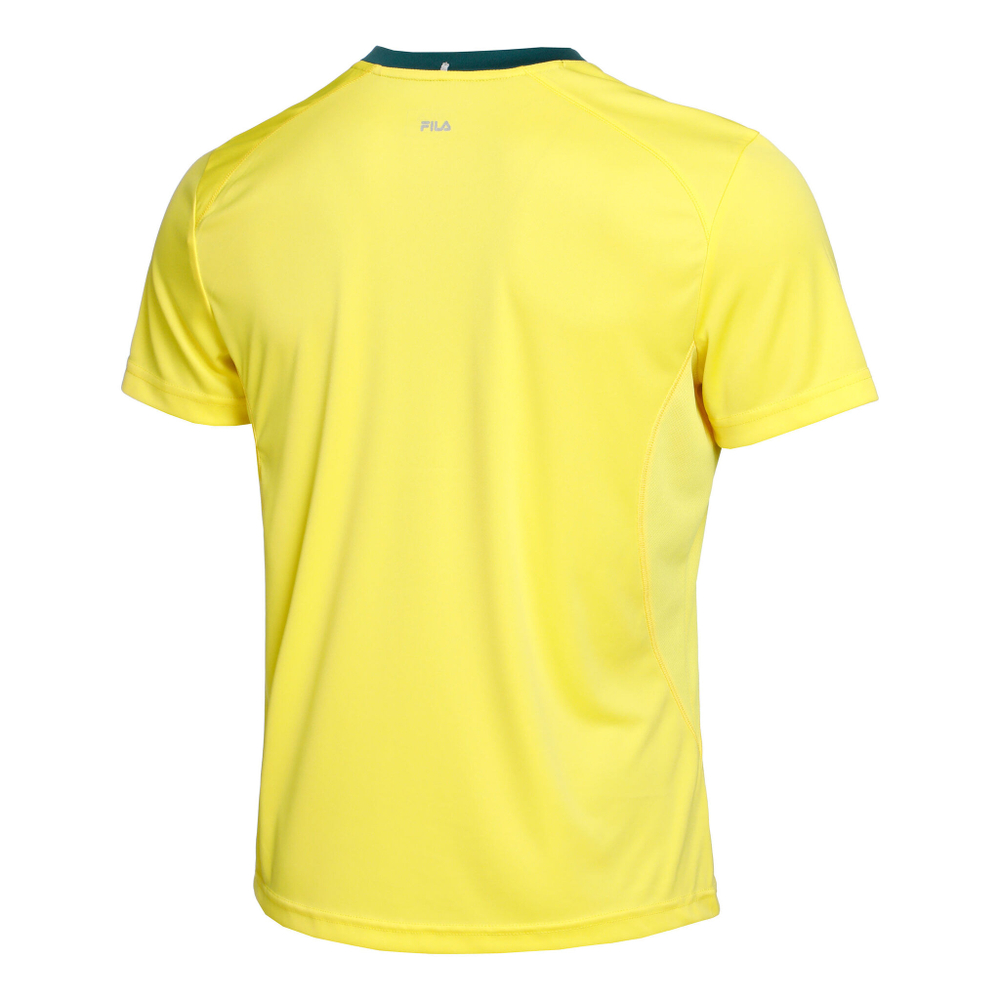 Мужское теннисное поло Fila Sean T-Shirt Men - Yellow