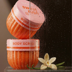 Скраб для тела с ароматом кокоса и цветочной ванили Spark&Glow Body scrub Vanilla blur, 400 г