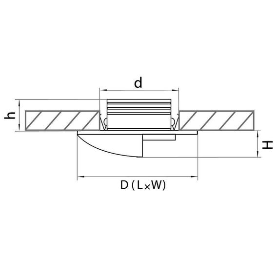 Встраиваемый светодиодный светильник Lightstar Lumina 212166