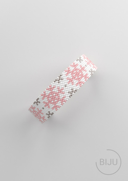 Схема PEYOTE, Схема браслета мозаичное плетение, узор из Miyuki Delica 11/0, файл PDF, №270