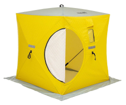 Палатка зимняя Helios куб 1,5х1,5 утепленная для зимней рыбалки HS-ISCI-150YG 171979