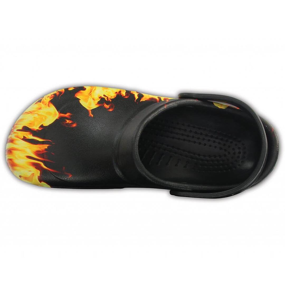 Сабо Crocs Work Bistro Graphic Clog Black Yellow