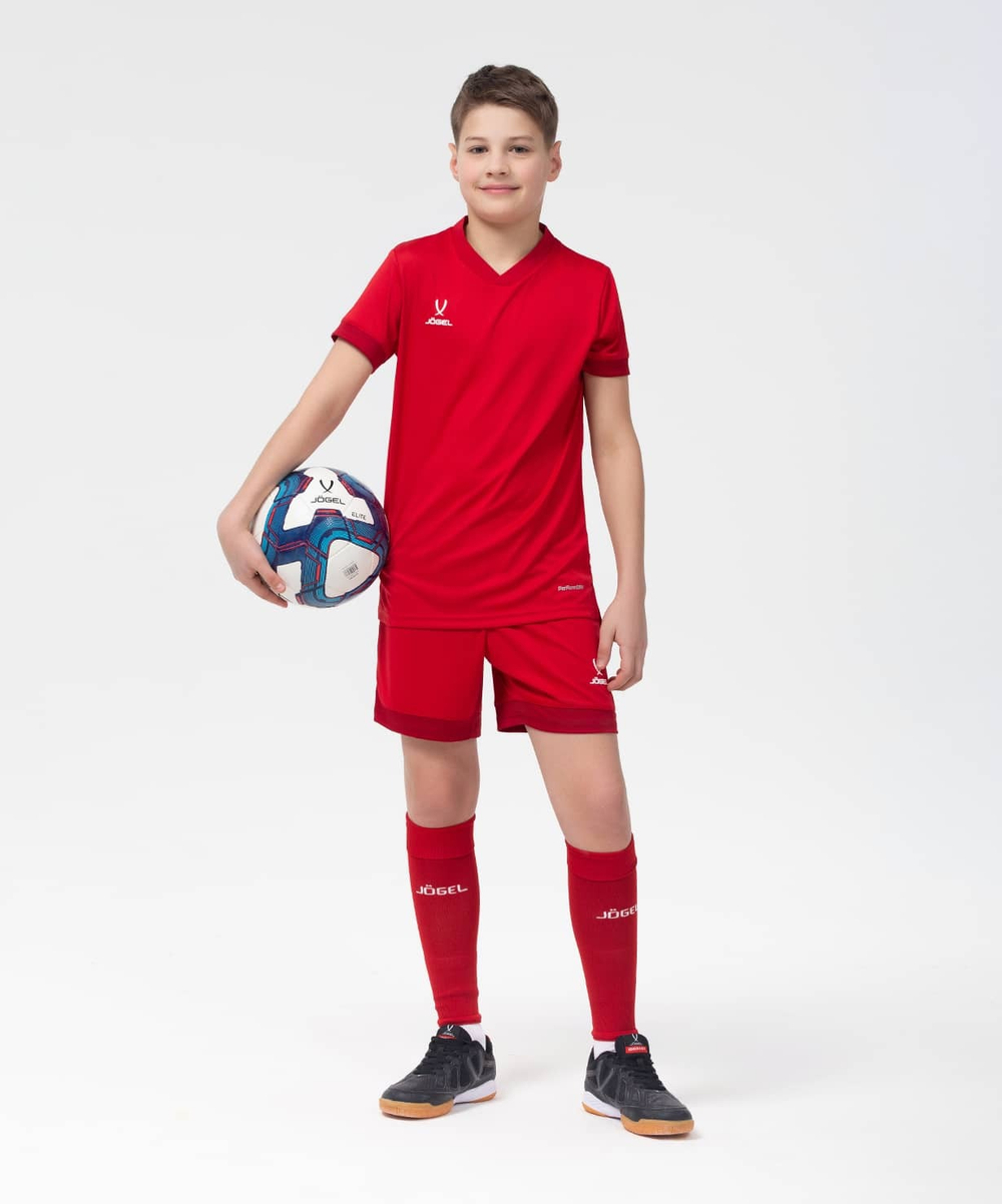 Шорты игровые DIVISION PerFormDRY Union Shorts, красный/ темно-красный/белый, детский
