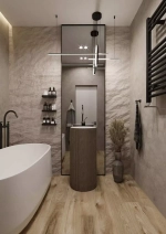 Кварц-винил SPC AlixFloor Natural Line 5 мм Дуб Табачно-Серый 2.009 м2