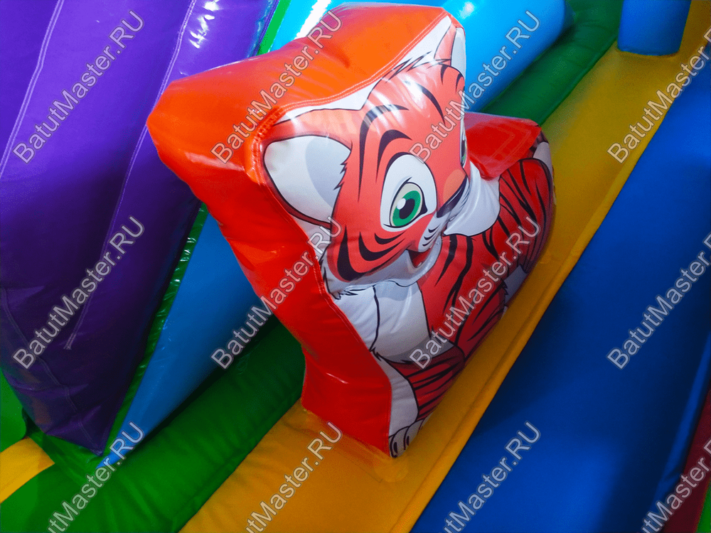 Надувной батут "Попугайчики"