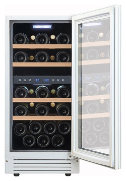 Винный шкаф Cellar Private CP027-2TWH белая дверь со скрытой рукояткой