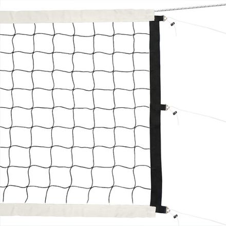 Сетка вол. проф.,FS-V-№10, черн, 9.5х1м, нить3,5мм ПП, яч.10см.,верх.лента 7см, карманы,кевлар. трос