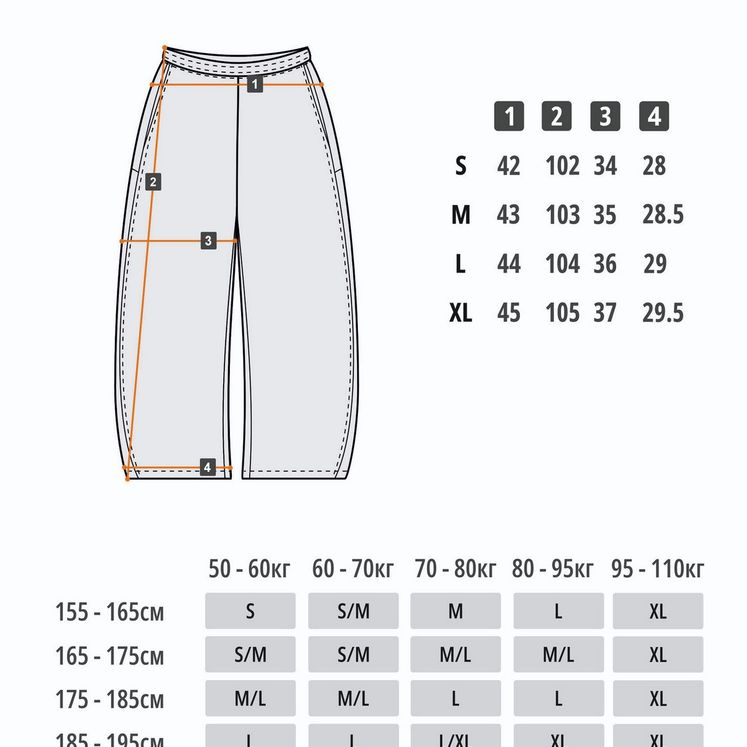 Штаны UNIFORM Baggy Sport, коричневый