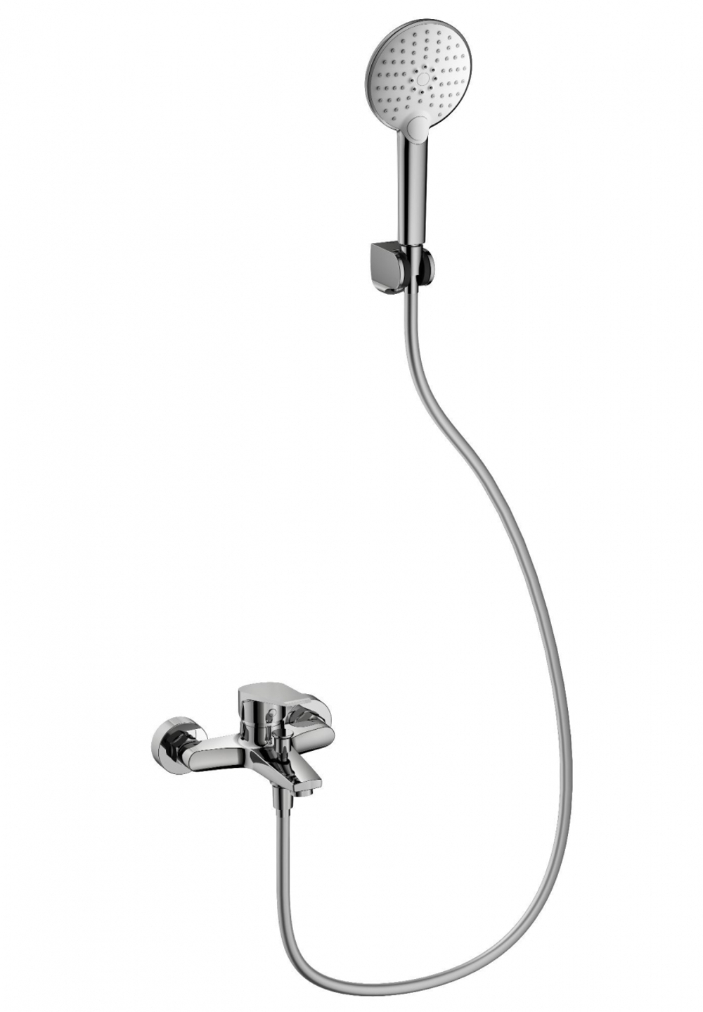 Смеситель для ванны с душем WONZON & WOGHAND, Хром (WW-A30891-CR)