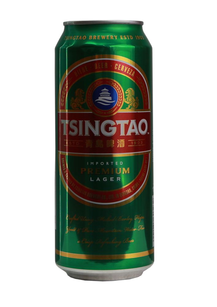 Пиво Tsingtao Beer светлое фильтрованное 0.5 л.ж/б