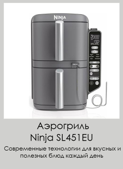 Аэрогриль Ninja SL451EU черный