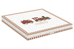 Блюдо для торта с лопаткой 32см Полярный экспресс Easy Life