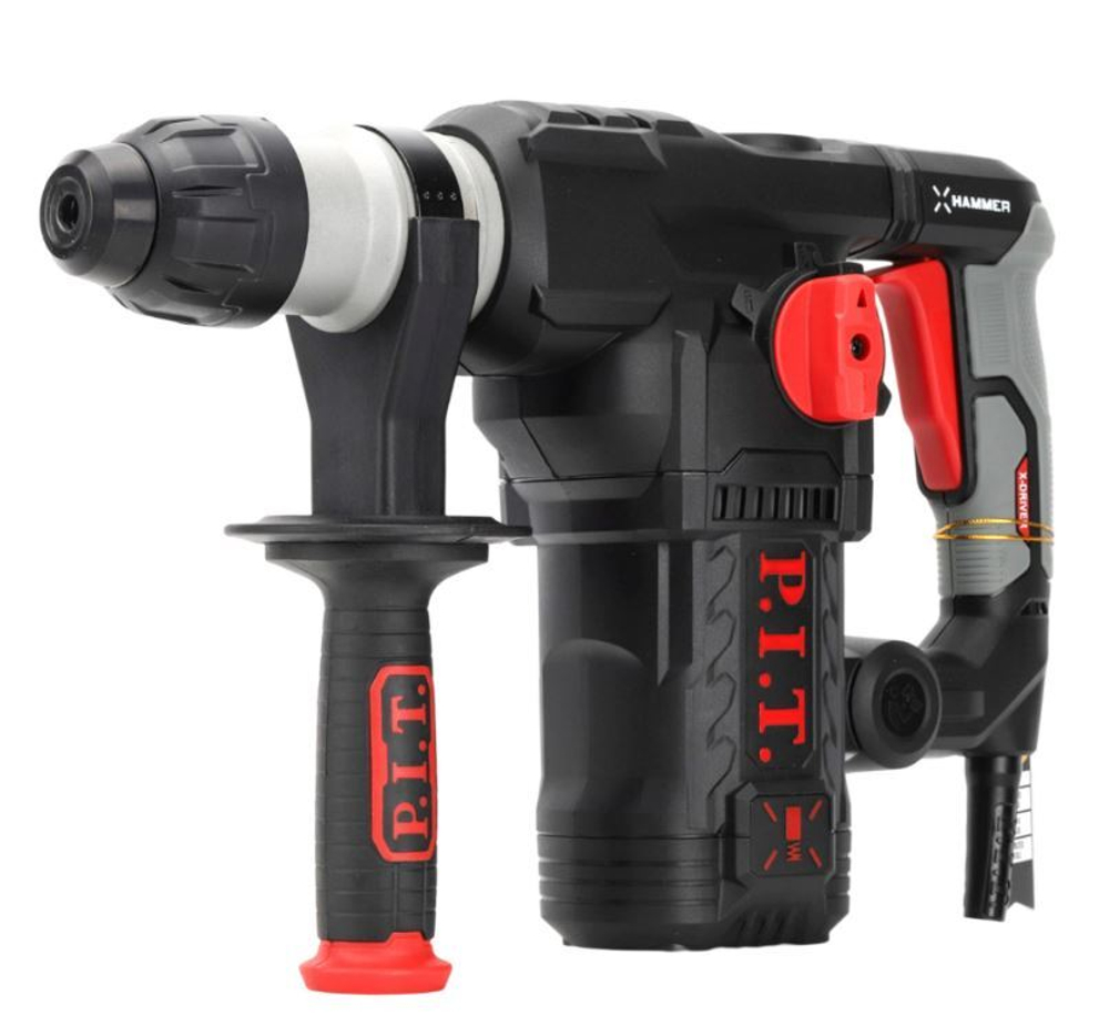 Перфоратор  PBH32-C6 (1500Вт,3-реж, верт. 6 Дж,SDS+ пласт.кейс,мак.бур. 32мм, 0-920об/мин)