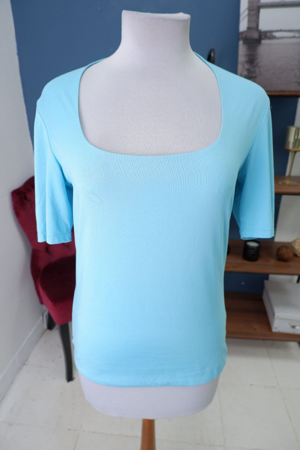 Кофта WoolStreet бирюзовая 44 размер