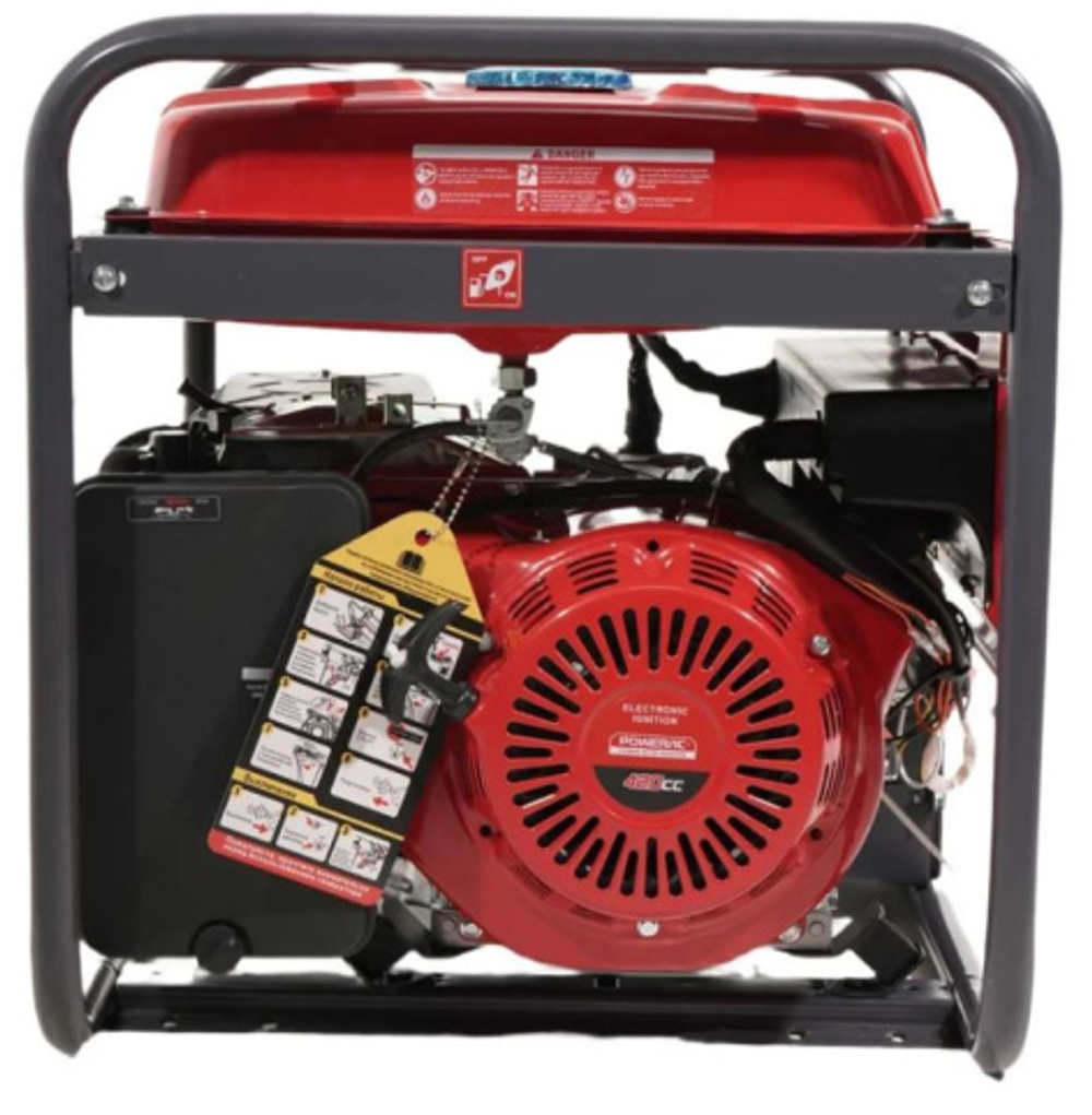 Генератор бензиновый POWERAC PR6500H2E-ATS