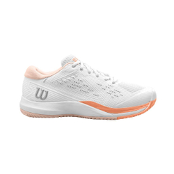 Женские Кроссовки теннисные Wilson Rush Pro Ace W - white/cantaloupe/scallop shell